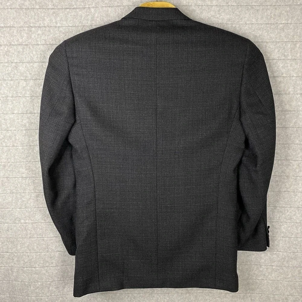 Palo Savino Blazer Jacket 40R Wool‎ Gray 3-Button